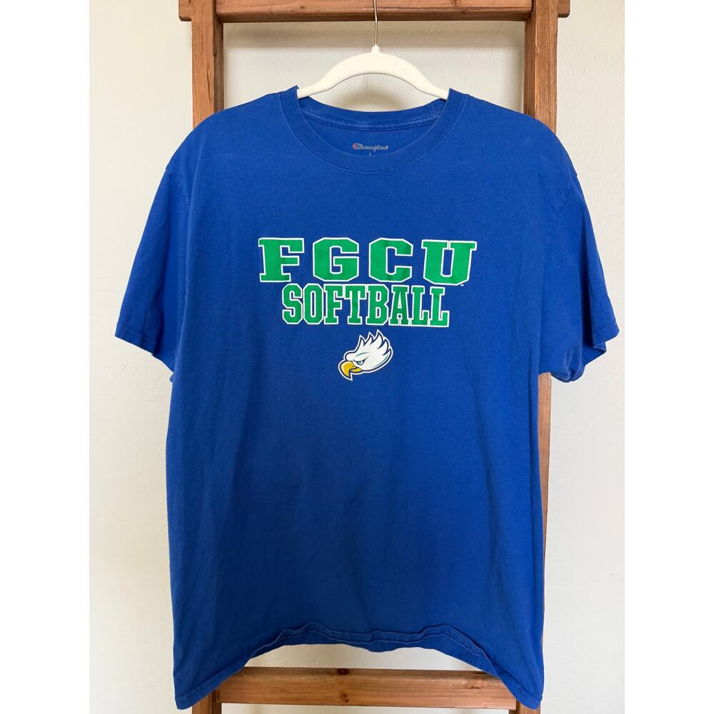 Champion - Florida Gulf Coast University (FGCU) Softball Cotton T-Shirt - Size L